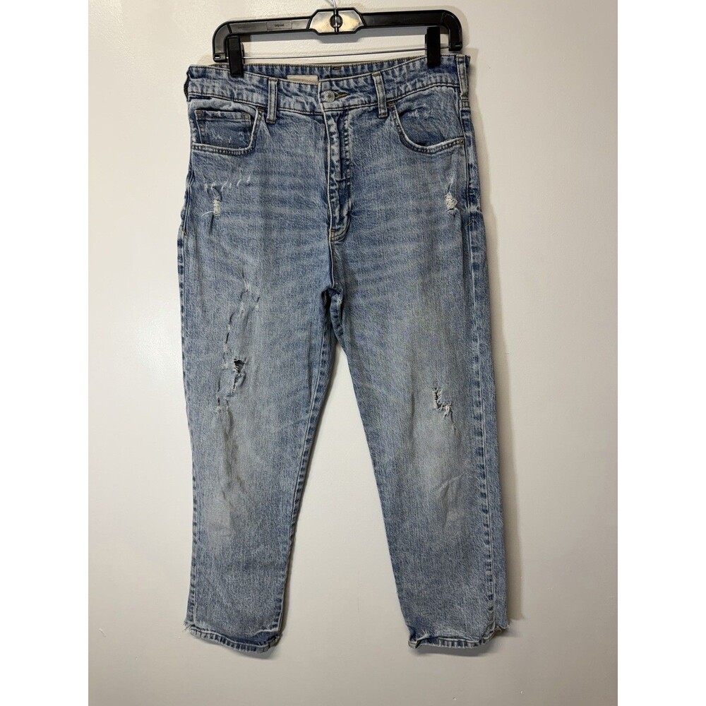 Pilcro by Anthropolgie Women’s The vintage straight distressed jeans Cotton 28